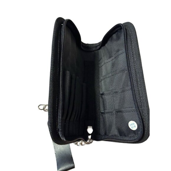 Harley Davidson Zipper Darts Pouch on Chain, Travel Cloth Case Biker-core Rare - Picture 4 of 6